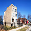 Greystone apartment building on Langley Avenue